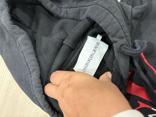 Felpa Calvin Klein Jeans nera donna