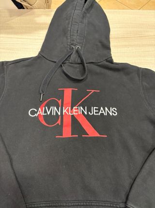 Felpa Calvin Klein Jeans nera donna