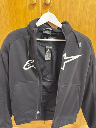 Sudadera Alpinestars con cremallera y protecciones