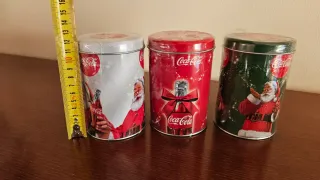 Set 3 Barattoli Coca Cola Natale
