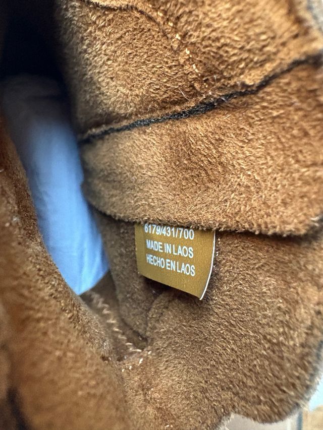 NEW Zara Kids Brown Suede Cowboy / Western Boots