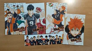 Haikyuu 1-2-10 + Postales + marcapáginas + box