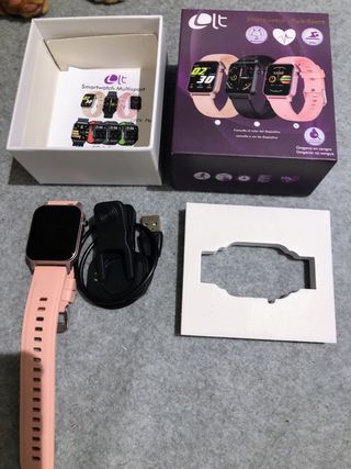 Smartwatch OLT Oro Rosa Cajat. Usado una vez