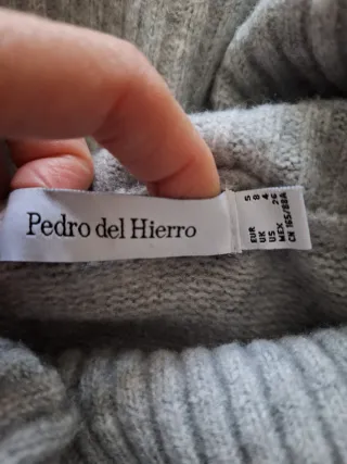 Jersey Pedro del Hierro cuello alto gris