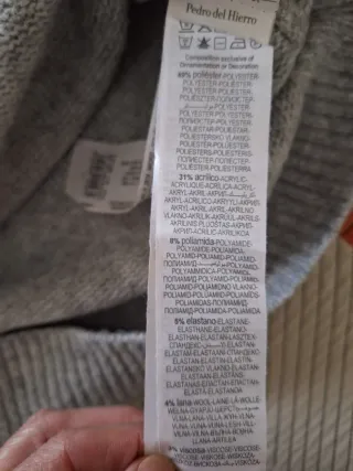 Jersey Pedro del Hierro cuello alto gris