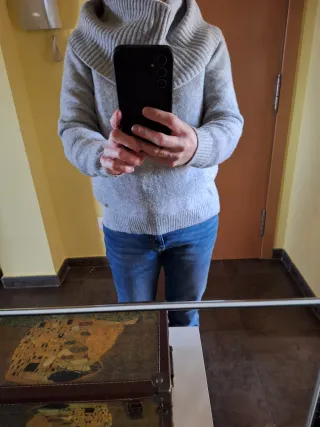 Jersey Pedro del Hierro cuello alto gris