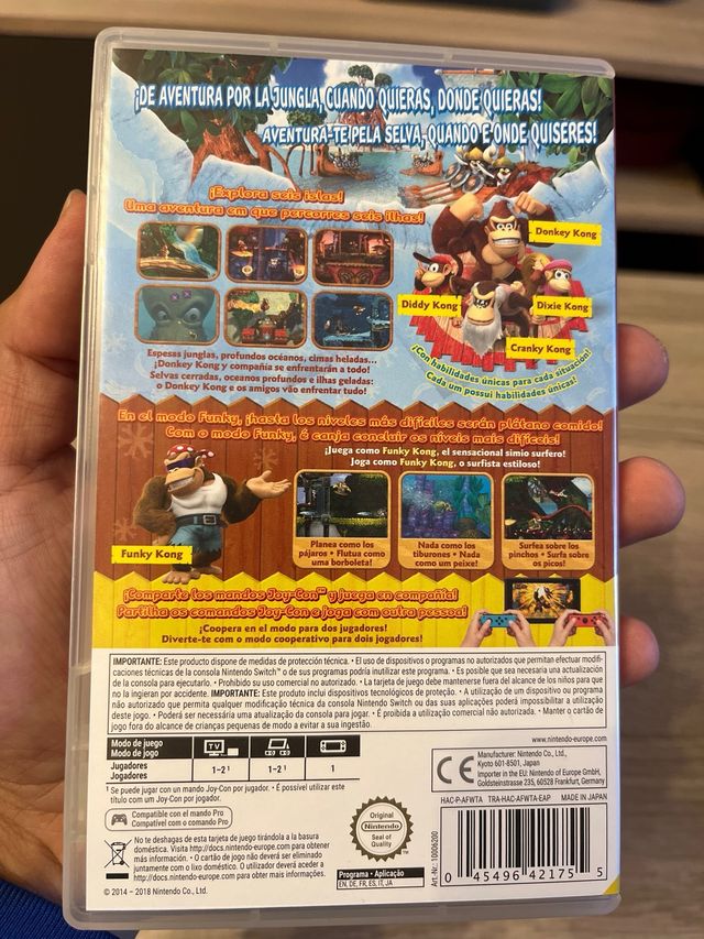 Donkey Kong Country Tropical Freeze Nintendo Switc