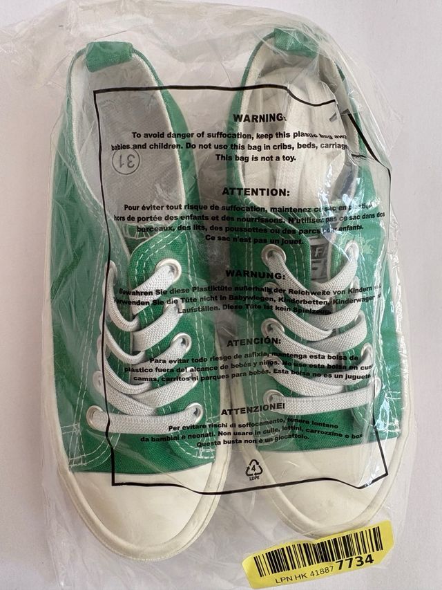 Zapatillas estilo Converse Tallas 24-42