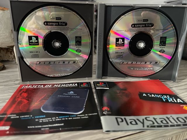 juego ps1 PlayStation Platinum A Sangre Fría