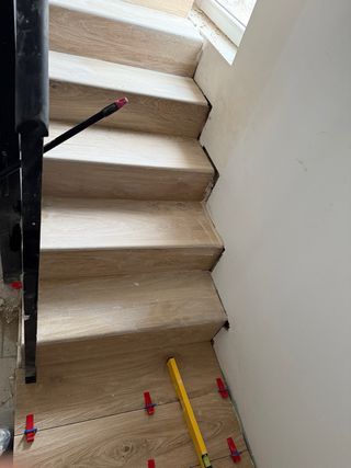 Trabajo de alicatado Escaleras