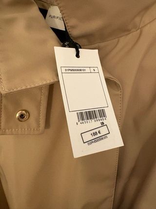 Gabardina Beige Talla Única