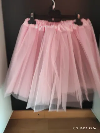 FALDA TUTU BALLET ROSA. NUEVA.