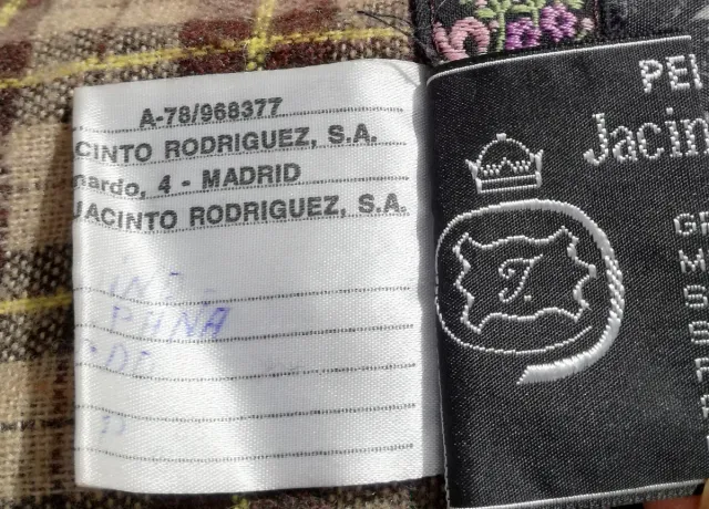 ABRIGO DE ANTE OVINO MARRÓN