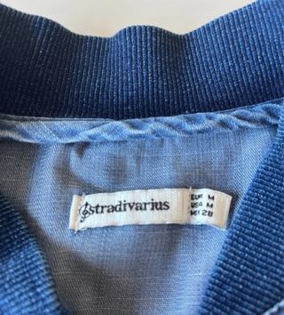 Chaqueta vaquera azul fina