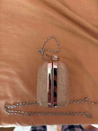 Bolso de fiesta dorado para bodas