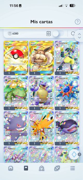 Cartas Pokémon TCG Pocket