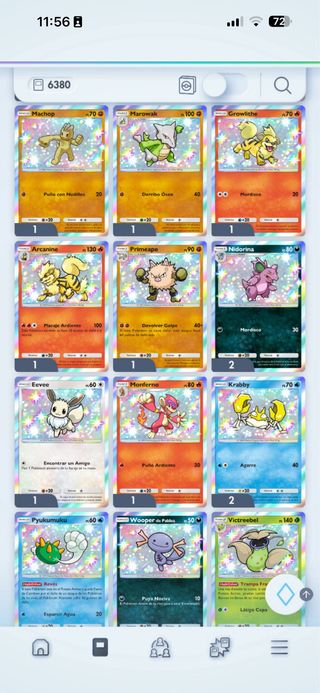 Cartas Pokémon TCG Pocket