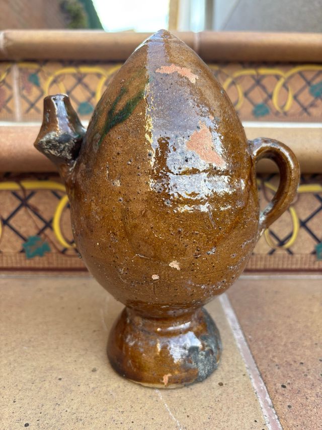 Jarra cerámica turca esmaltada