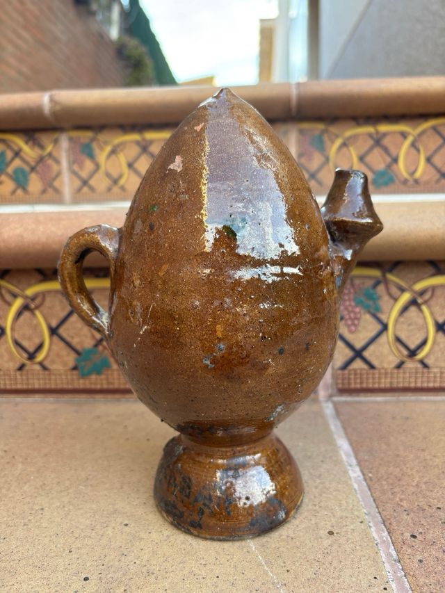 Jarra cerámica turca esmaltada