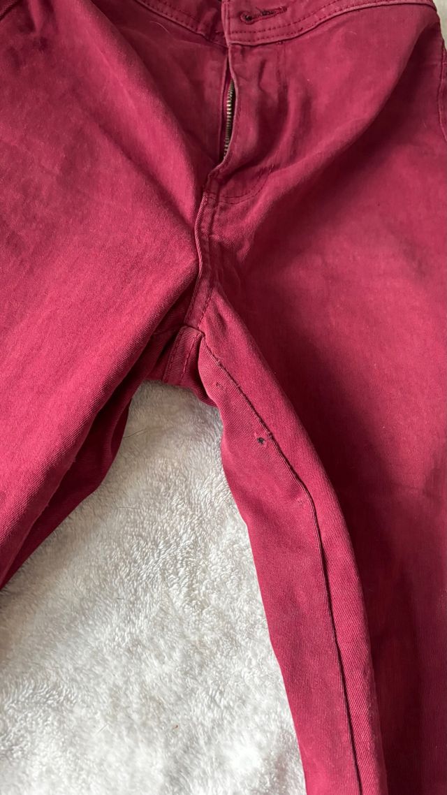 están cosidos de un lado porque me quedaban grande