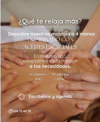 Masajes a 4 manos