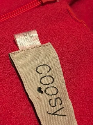 Mono rojo Coosy con volantes