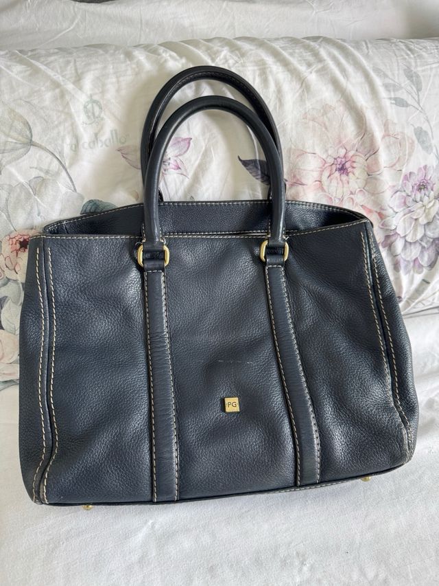 Bolso Purificación García Azul Marino