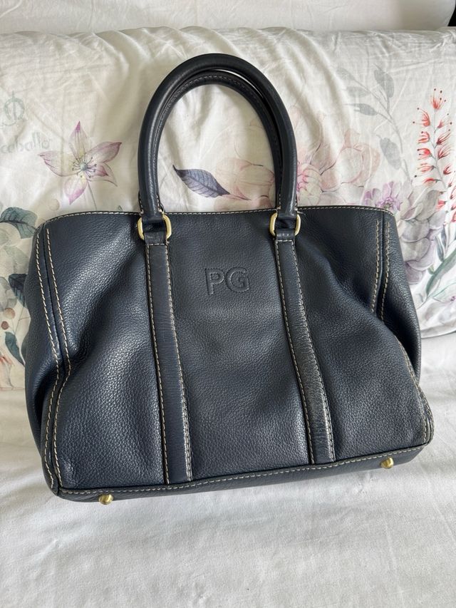 Bolso Purificación García Azul Marino