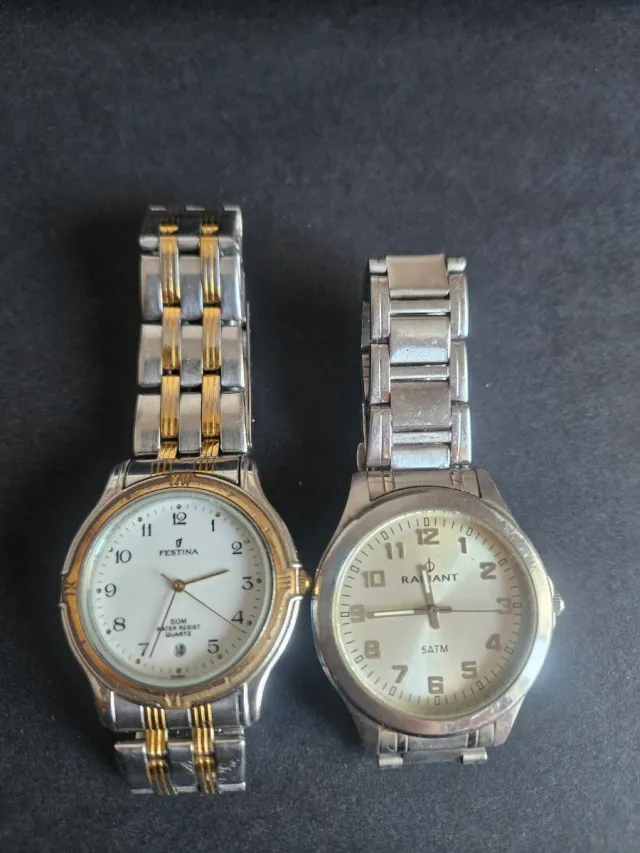Lote 2 Relojes Festina y Radiant