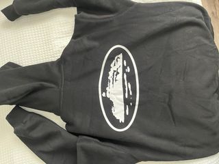 Sudadera Corteiz Negra con Logo
