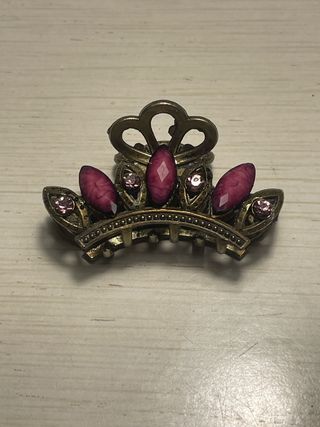 Pinza per capelli a forma di corona