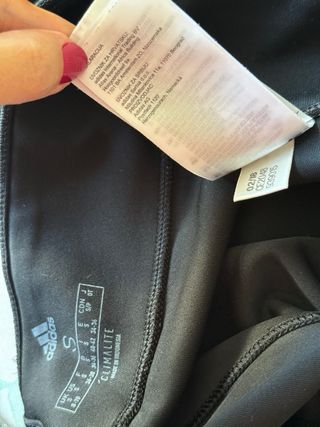 Mallas 3/4 Adidas Talla S Negras