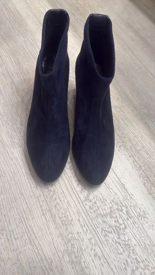Botines ante azul marino T-39