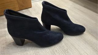 Botines ante azul marino T-39