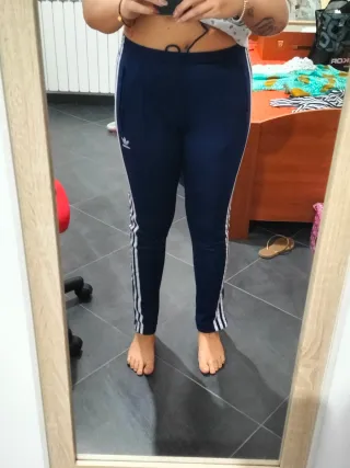 Pantalone tuta Adidas blu