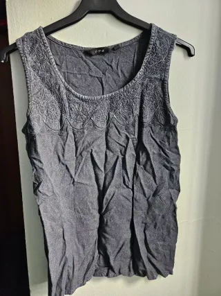 Camiseta sin mangas OPA azul Talla M