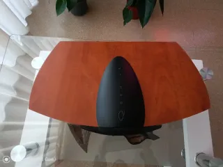 Altavoz central KEF Q9 negro/marrón