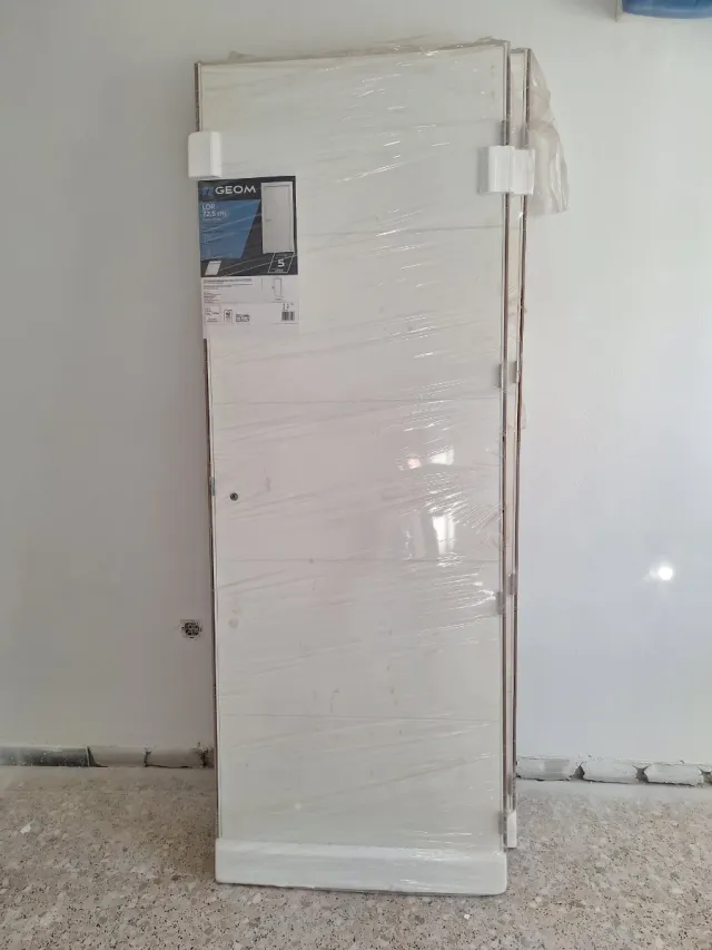2 Puertas Blancas Nuevas a Estrenar de 72cm