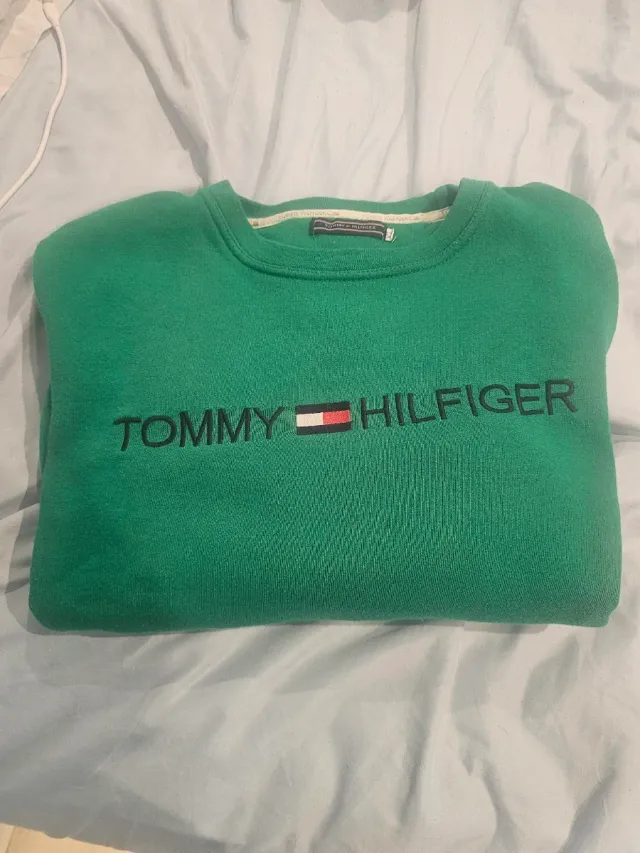 Sudadera Tommy Hilfiger Verde Talla S