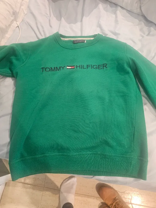 Sudadera Tommy Hilfiger Verde Talla S