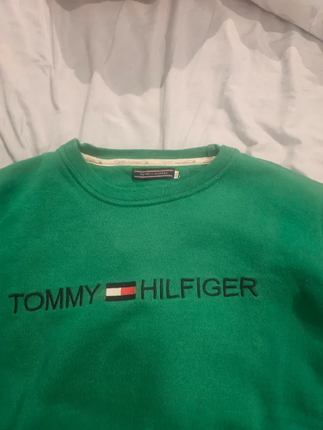 Sudadera Tommy Hilfiger Verde Talla S