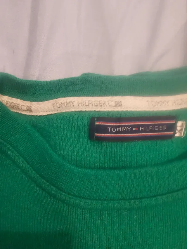 Sudadera Tommy Hilfiger Verde Talla S