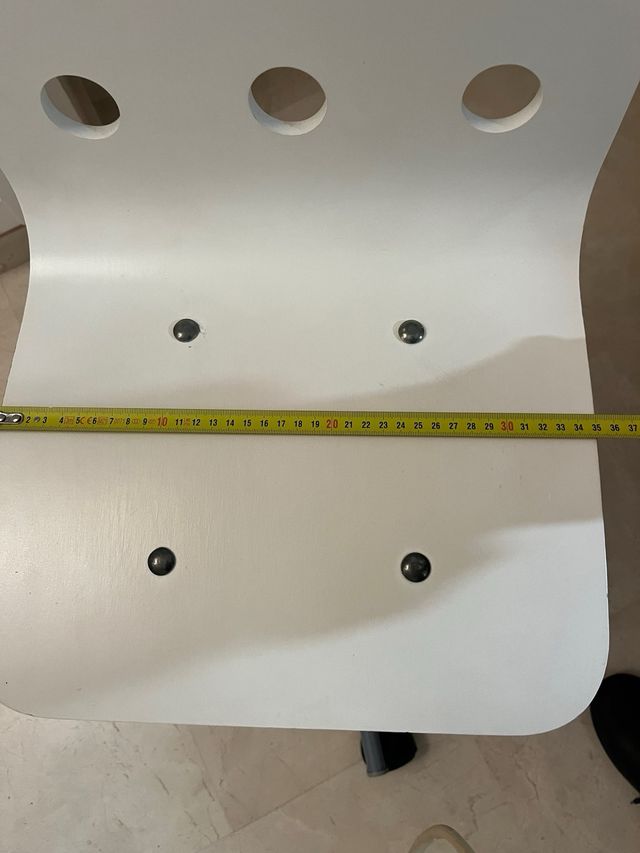 2 Sillas de oficina/escritorio blanca