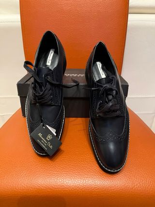 Zapatos Massimo Dutti Mujer Talla 38 Negros