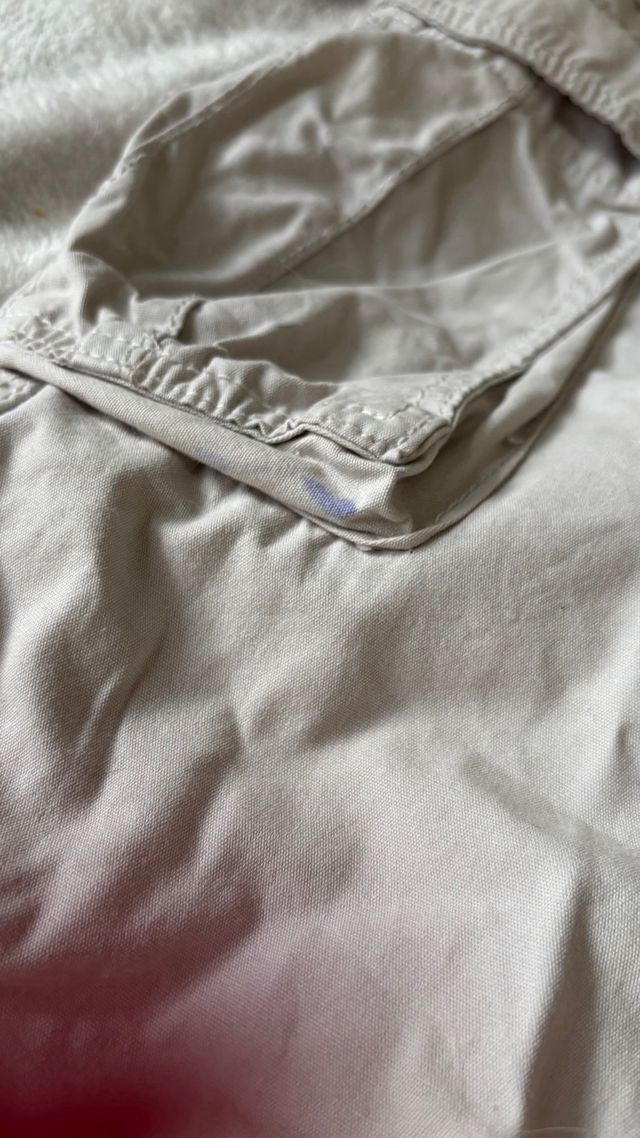 Pantalones cargo beige