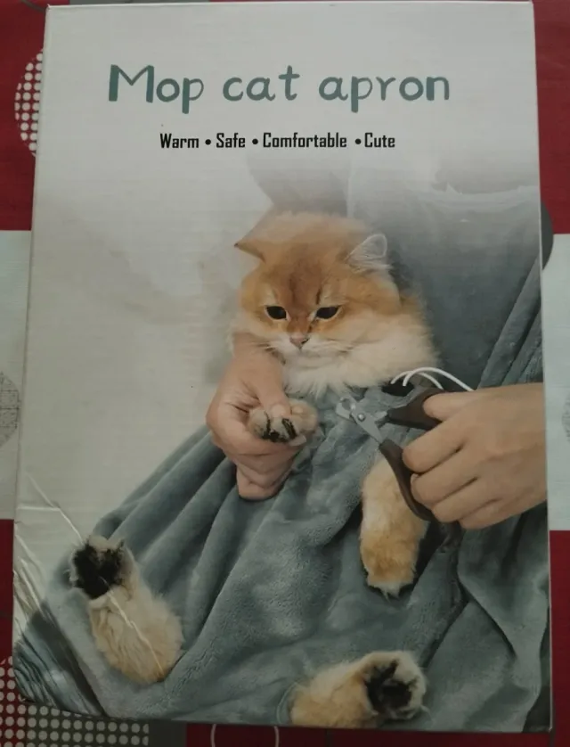 Mochila para cortar uñas de gato