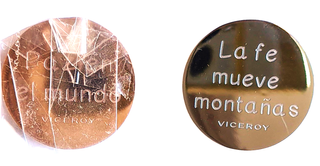 Lote 2 Medallas Viceroy Buenos Deseos