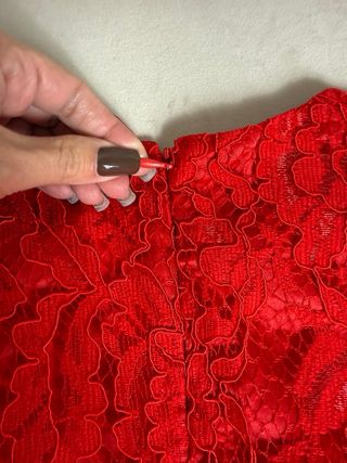 Vestido Festa Menina Bebê 24 Meses Vermelho