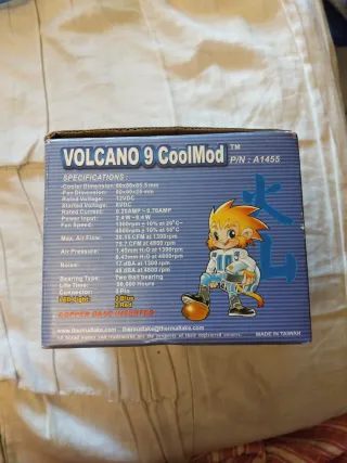 Ventilador CPU Thermaltake Volcano 9 CoolMod