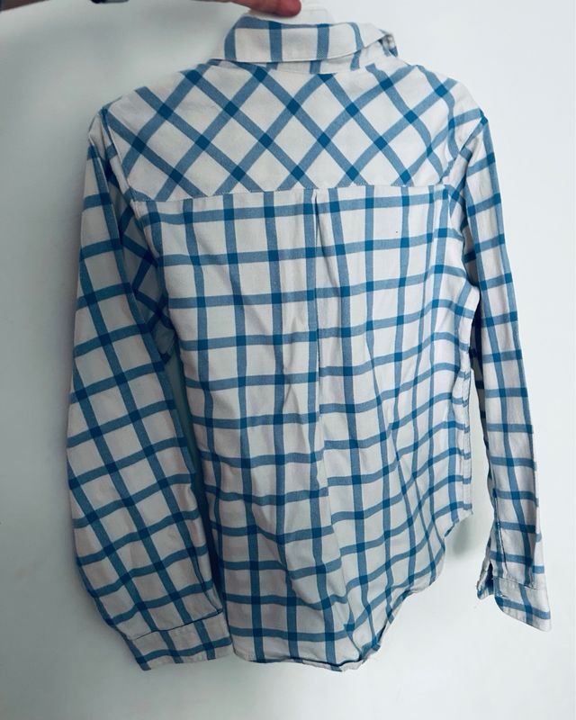 Camisa polera cuadros Nanos niño Talla 10